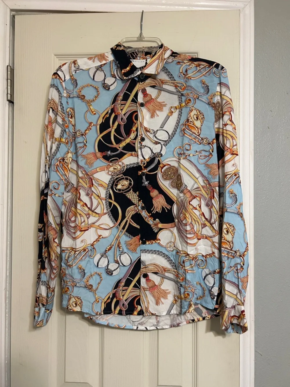 🧁$8 Moving🚚Sale ASOS Design western saddlebag rope belt shirt